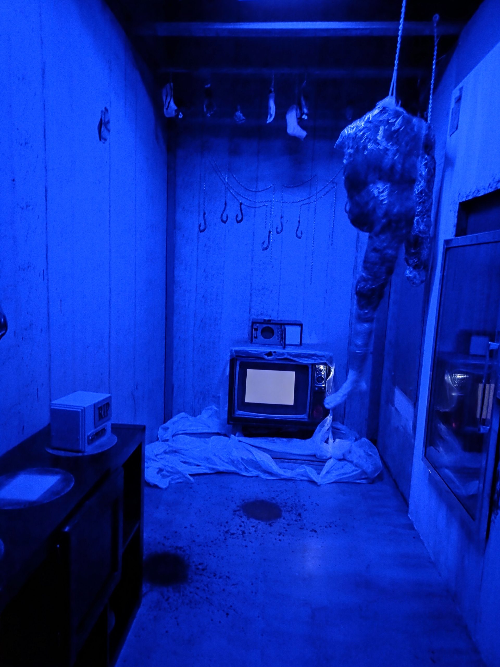 Décor d'horreur 2, le Boucher, salle Les entrailles du mal, chez Évasion Évolution à Blainville